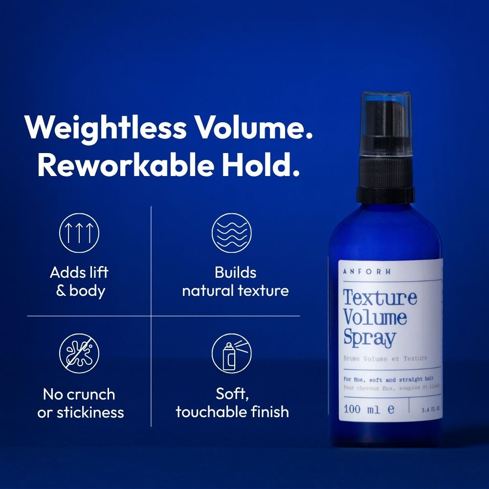 Texture Volume Spray – weightless volume and reworkable hold, key benefits